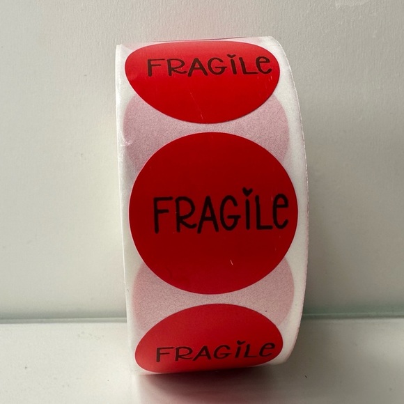 100 Fragile Stickers | packaging sticker NEW​ - Picture 2 of 9